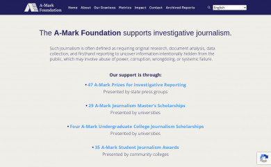 http://amarkfoundation.org screenshot