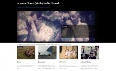 amateurcinemastudies.org screenshot