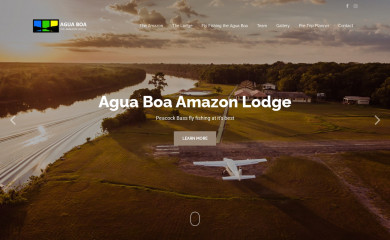 amazonaguaboalodge.com screenshot