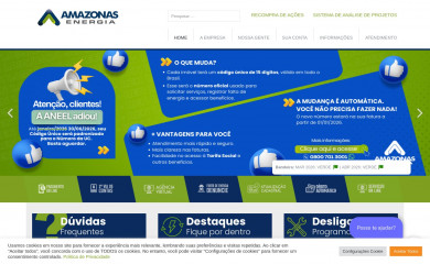 amazonasenergia.com screenshot