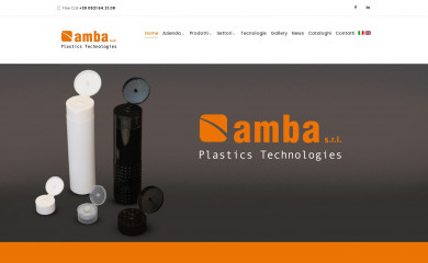 ambaplastics.it screenshot