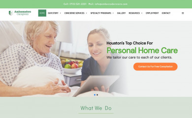 ambassadorscare.com screenshot