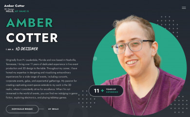 ambercotter3d.net screenshot