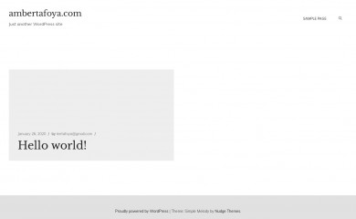 ambertafoya.com screenshot