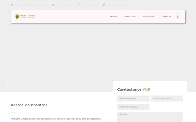 ambientelimpio.cl screenshot