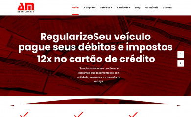 amdespachante.com.br screenshot