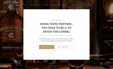 americancowboywhiskey.com screenshot
