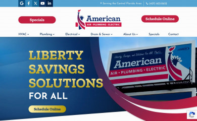 americanairandheat.com screenshot