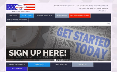 americandiagnostics.net screenshot