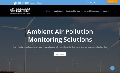 americanecotech.com screenshot