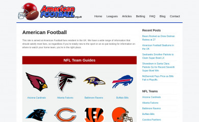 americanfootball.org.uk screenshot