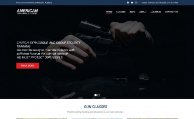 americanfirearmsacademy.com screenshot