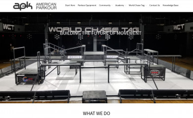 americanparkour.com screenshot