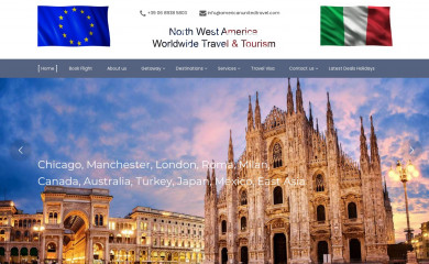 americanunitedtravel.com screenshot