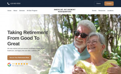 americasretirementheadquarters.com screenshot