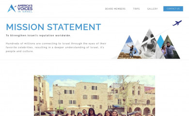americasvoicesinisrael.org screenshot