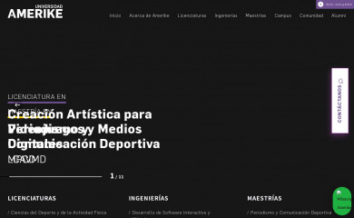 amerike.edu.mx screenshot