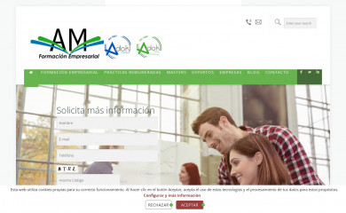 amformacionempresarial.com screenshot