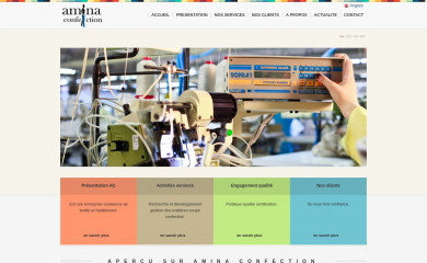 aminaconfection.tn screenshot