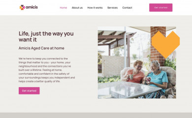 amicis.com.au screenshot