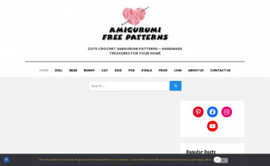 amigurumiallfreepatterns.com screenshot