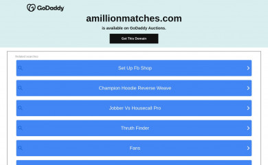 http://amillionmatches.com screenshot
