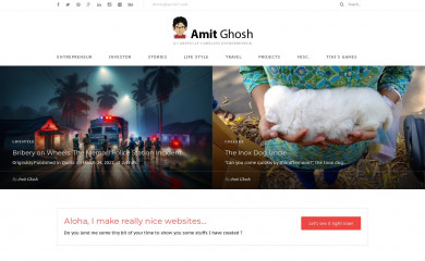 amitghosh.net screenshot