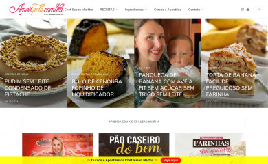amorpelacomida.com.br screenshot