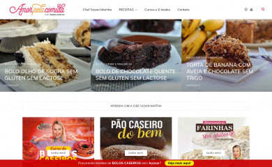 amorpelacomida.com.br screenshot