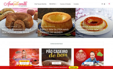 amorpelacomida.com.br screenshot