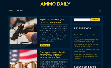 ammodaily.net screenshot