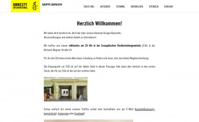amnesty-bayreuth.de screenshot