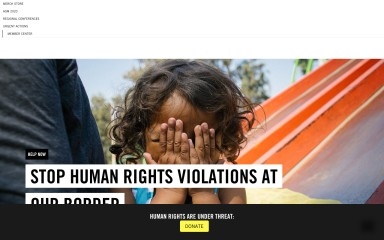 http://amnestyusa.org screenshot