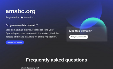 amsbc.org screenshot