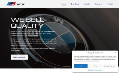 amscars.be screenshot