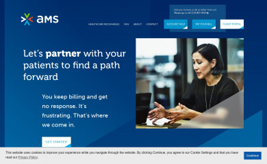 amsreceivables.com screenshot