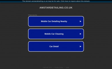 amstardetailing.co.uk screenshot