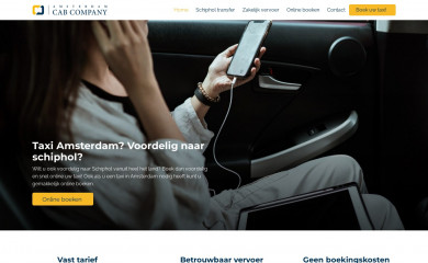 amsterdamcabcompany.nl screenshot