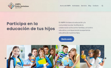ampapadrejeronimo.es screenshot