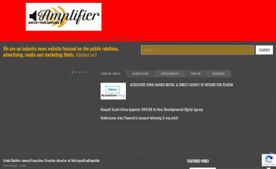 amplifier.org.za screenshot