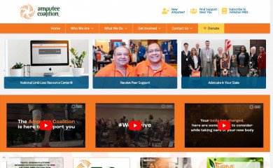 amputee-coalition.org screenshot