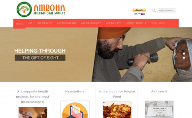 amrohainternationalsociety.com screenshot