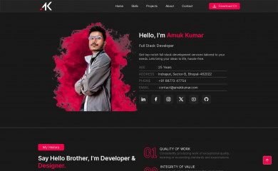 amukkumar.com screenshot