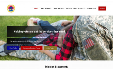 amvetscasf.org screenshot