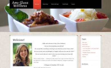 amyglasswellness.com screenshot