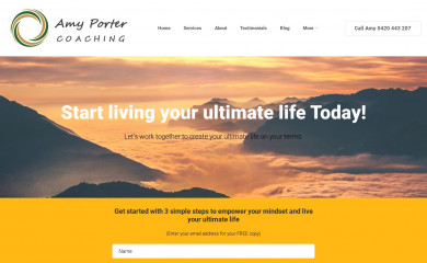 amyportercoaching.com.au screenshot