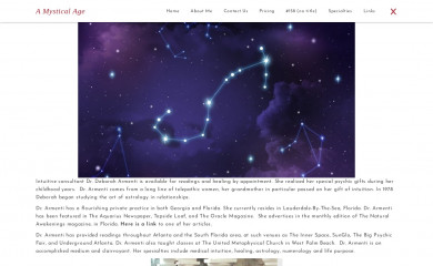 amysticalage.com screenshot