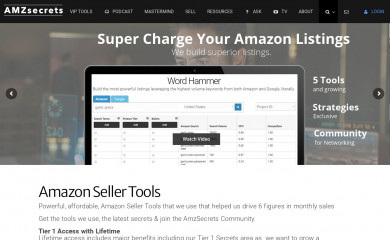 http://amzsecrets.com screenshot