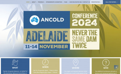 ancoldconference.com.au screenshot