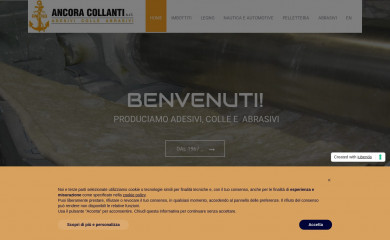 ancora-collanti.it screenshot